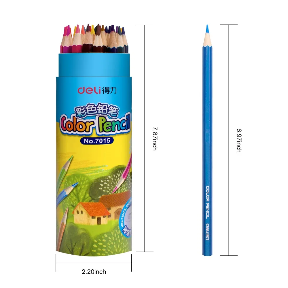 

High Quality Watercolor Pencils For Drawings 12/18/24/36 Colors Wood Colored Pencils Sketches for Adults/Kids /Artist Stationery
