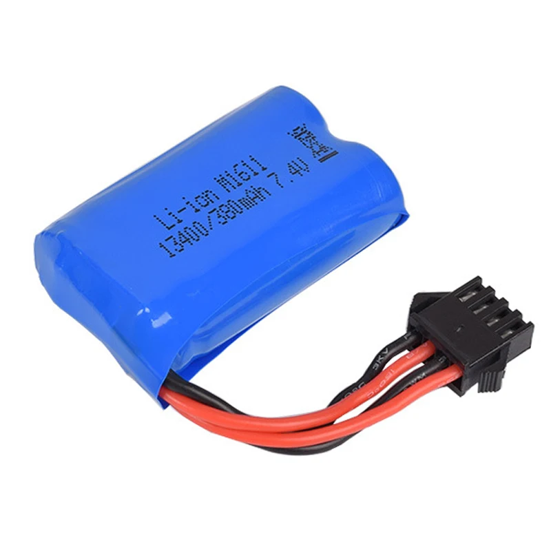 7,4 v(3.7vx2) 600mAh 380mah 15C 523450 13400 литий-ионный аккумулятор E561 и RC игрушки SM-4P батарея