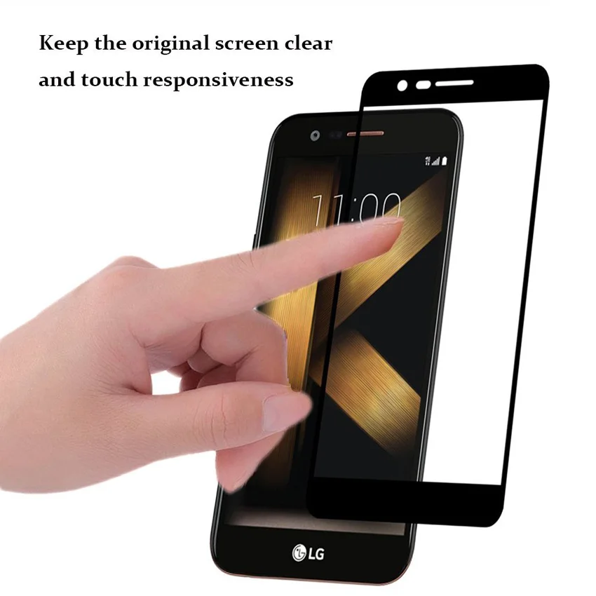 K20 Plus полное покрытие экрана стеклянная пленка для LG Q6 G6 Q6a Stylo 3 K8 K4 Q6a K10 защита экрана 9H чехол из закаленного стекла
