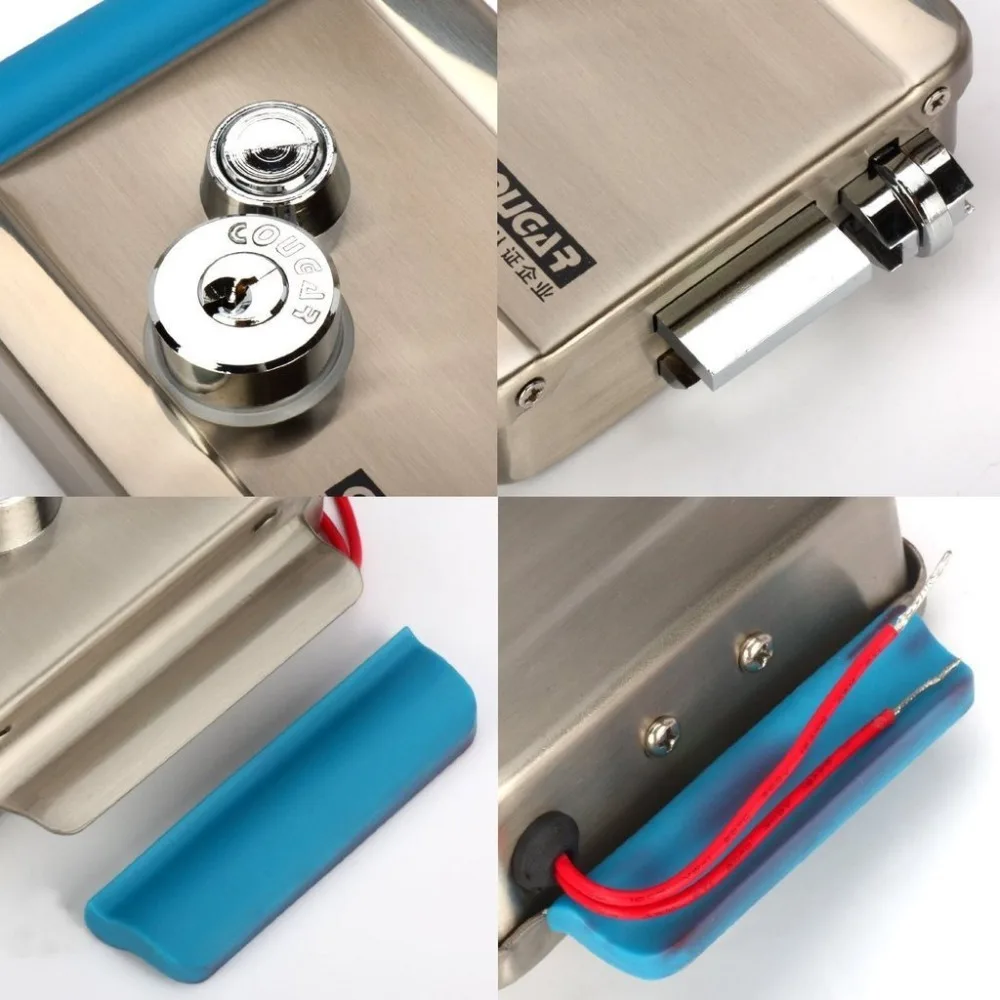 Электрический замок из нержавеющей стали высокое качество 12 в пост. Тока