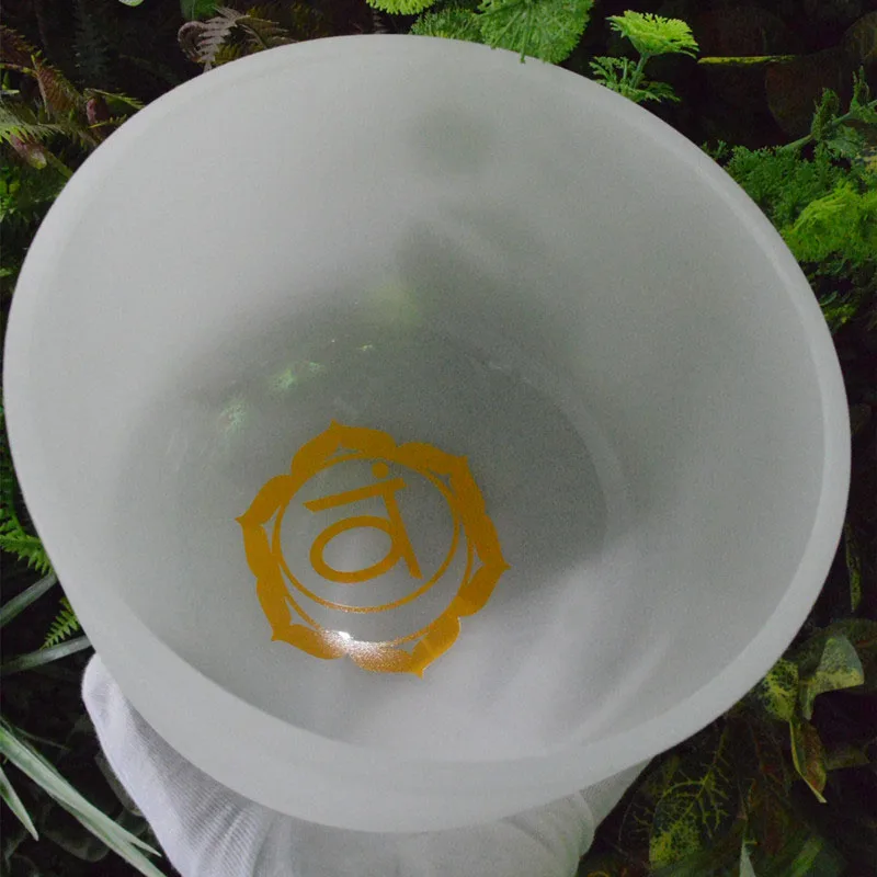 HF 12 дюймовая окрашенная Поющая чакра символ аналогичное Примечание CDEFGABC #