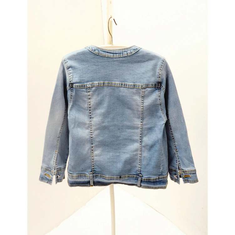 Женские базовые пальто весна и осень женская джинсовая куртка модная