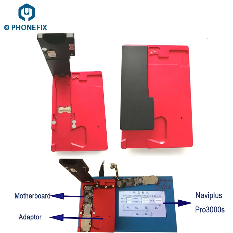 Naviplus Pro3000s материнская плата Jig адаптер NAND тестер для iPhone 6 6P Plus быстрая Базовая HDD