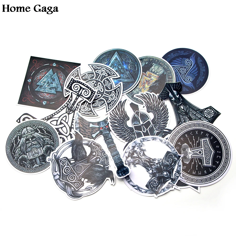 Homegaga 14 шт./компл. крутые руны наклейки для ноутбука скейтборд украшения дома