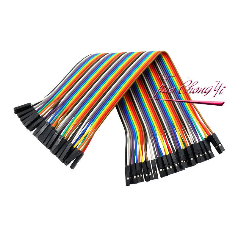 

Dupont Jumper 40pin 20cm Cable Female to Female Ribbon Wire Cord 1P-1P Connector