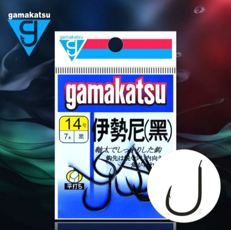 Gamakatsu черный колючий крючок японский импортный Карп из углеродистой стали