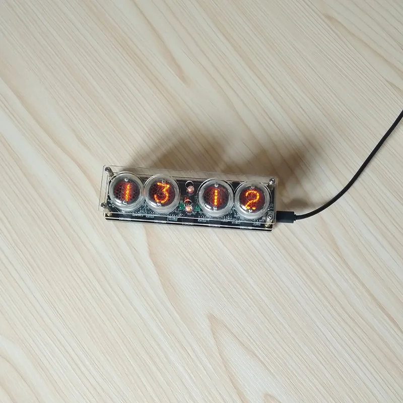 Цифровые трубчатые часы Nixie 5 В винтажные настольные ZM1020 от до 170 в с модулем