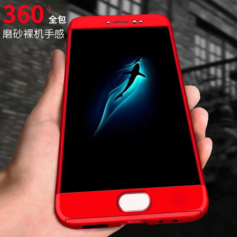 Новые для Meizu Pro 7 Plus 5 "360 градусов защитный жесткий чехол телефона из