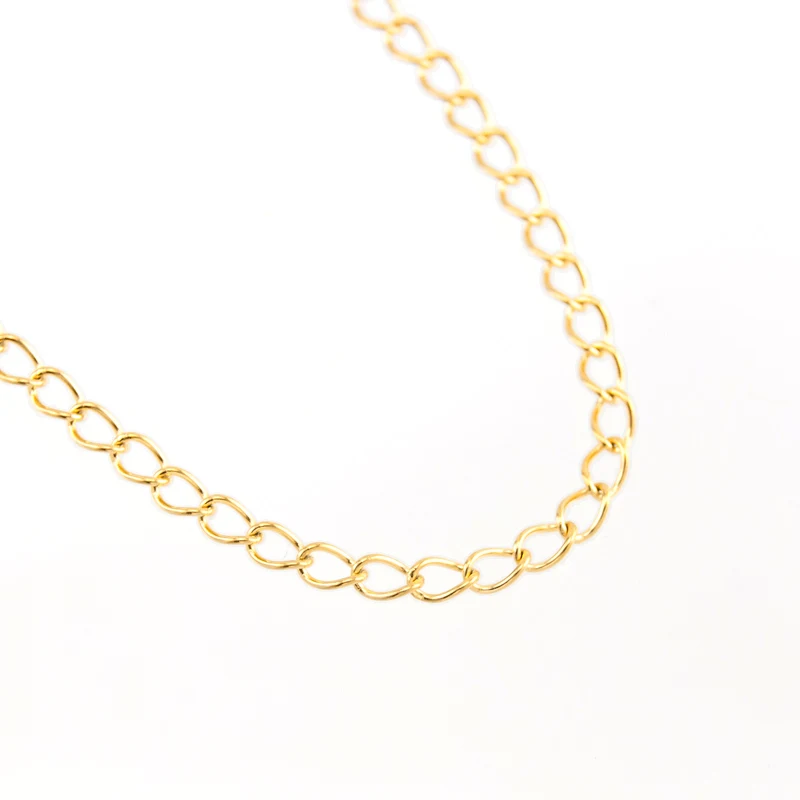 Risul женское ожерелье спиральная цепь из нержавеющей стали ширина 2 5 мм популярные