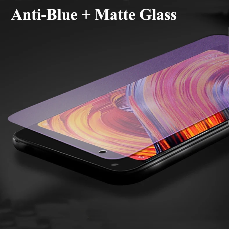 UVR для Xiaomi mi x 3 2S 2 полное покрытие матовое закаленное стекло для Xiaomi mi x2S фиолетовая анти-синяя Защитная пленка для экрана