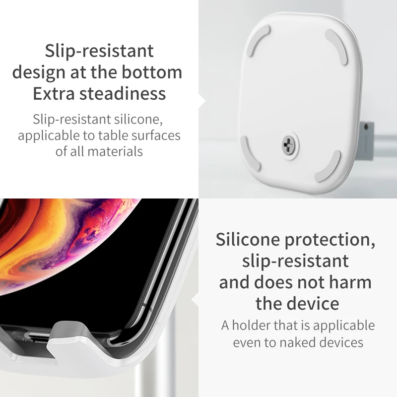 Baseus мобильный телефон стенд держатель для iPhone iPad Air смартфон металлический стол настольный телефон держатель для Xiaomi huawei планшет