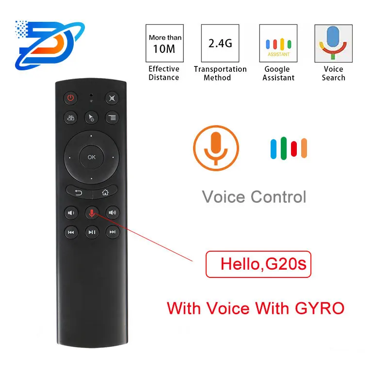 Air mouse G20s пульт дистанционного управления 2 4G Беспроводная воздушная мышь Mi crophone
