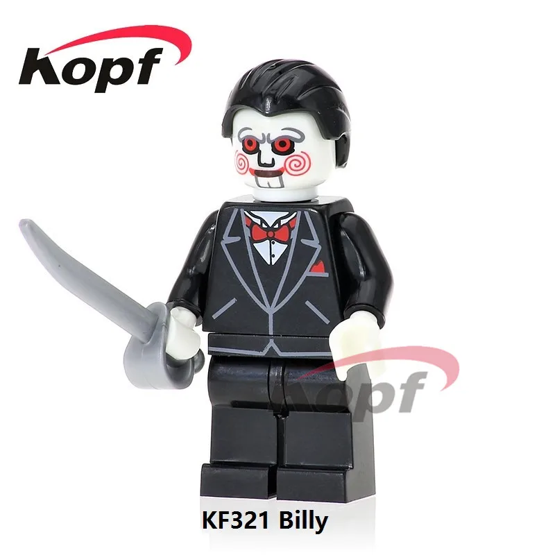 KF321 Without Box Одиночная Супер Герои AIM Agent Pennywise костюм для взрослых страшный клоун Это строительные блоки детские игрушки KF1157 - Цвет: KF321 Without Box