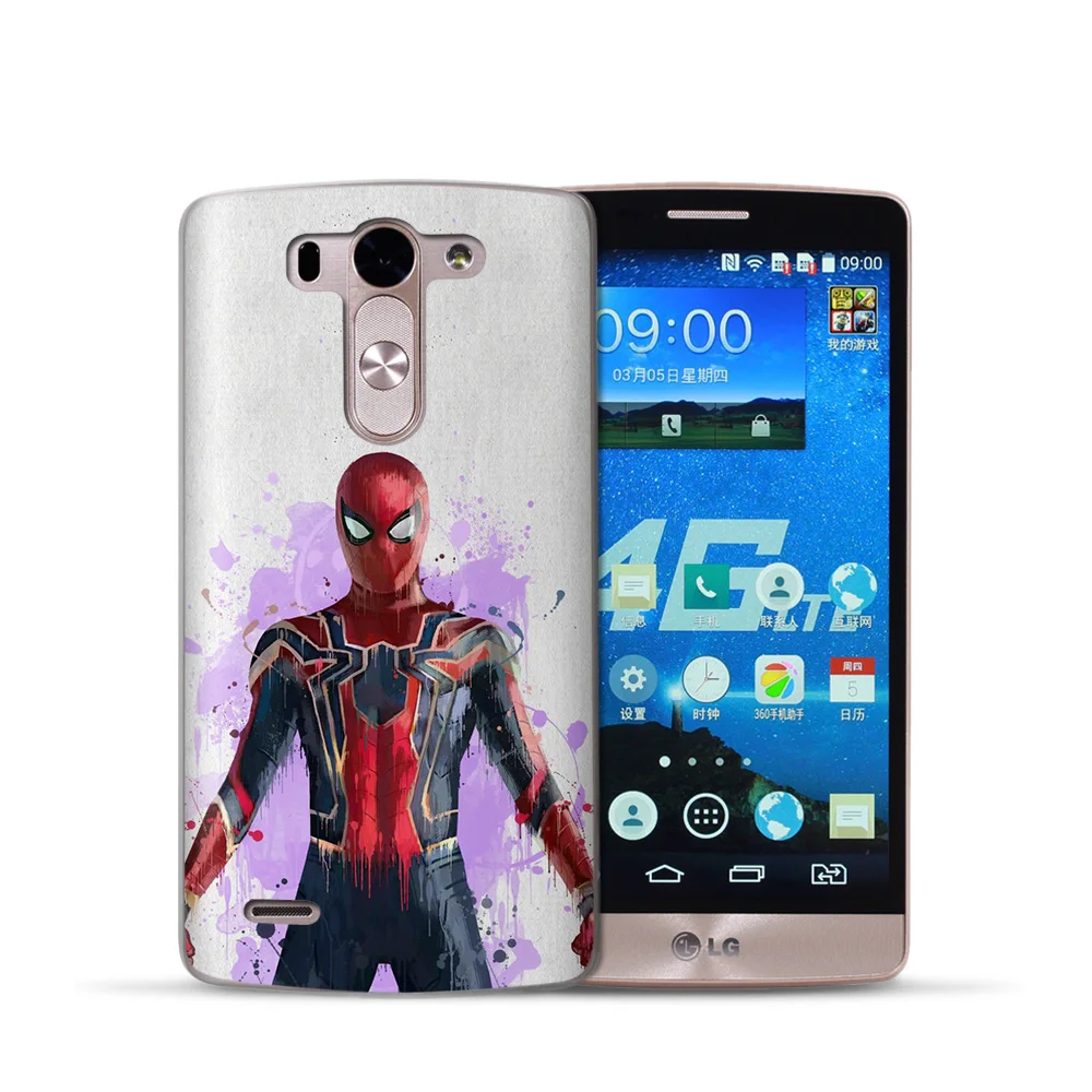 Marvel Heroes Phone Case For LG G6 G4 G5 Q8 Q6 K8 K7 K10 2017 X Power 2 TPU Soft Silicona casos para Shell Cover Etui Cell |