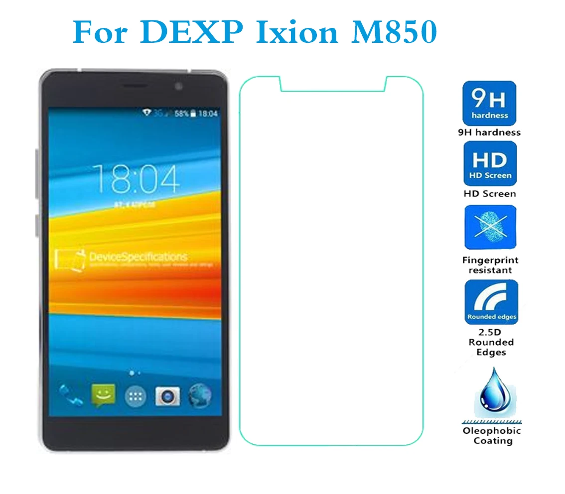 Закаленное стекло для DEXP Ixion M850 защитная пленка универсальный чехол M 850|Защитные
