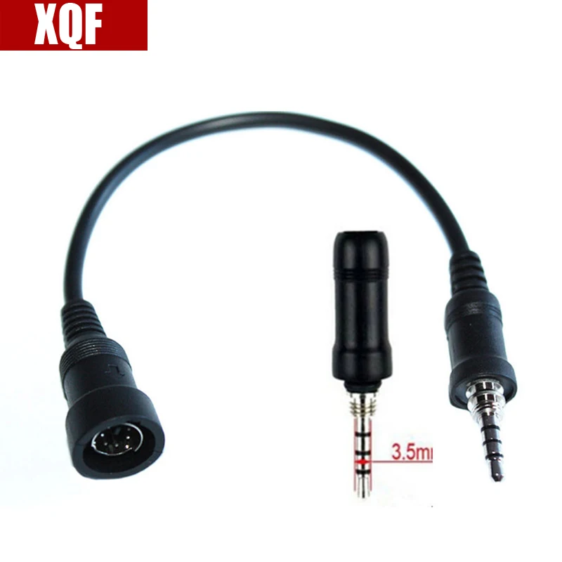 

XQF Mini Din Plug for Yaesu/Vertex VX-6R VX-7R VX-170 VX177 Two Way Radio