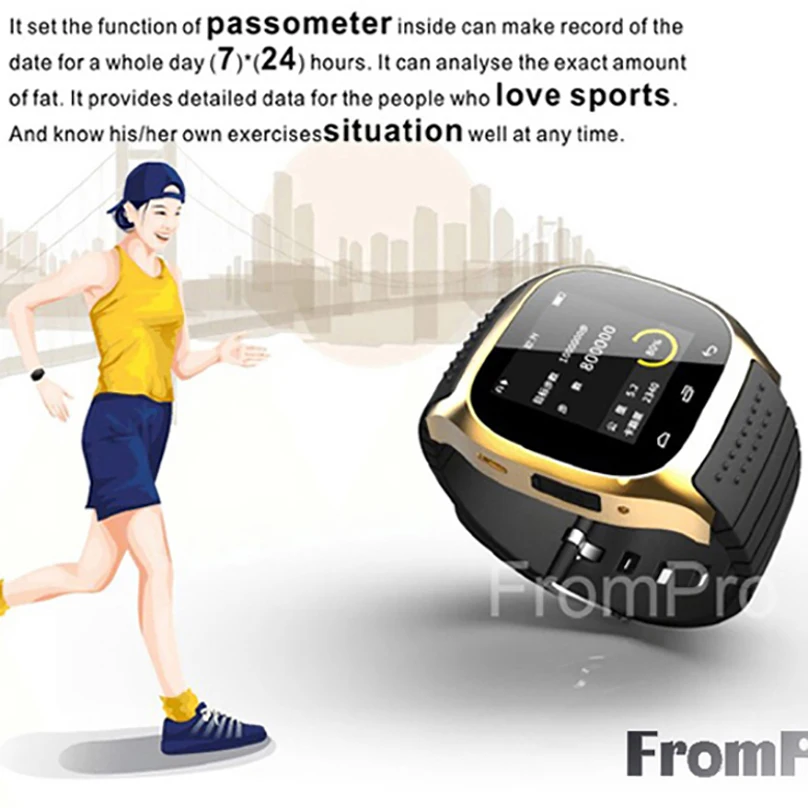 Оригинальные Смарт-часы M26 с Bluetooth, Роскошные наручные часы Rwatch, умные часы с циферблатом, SMS, напоминают шагомер для телефона Android samsung