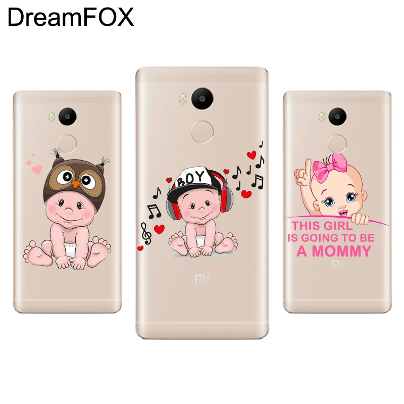DREAMFOX M232 отличная мать прекрасный ребенок Мягкий ТПУ силиконовый чехол для Xiaomi Redmi