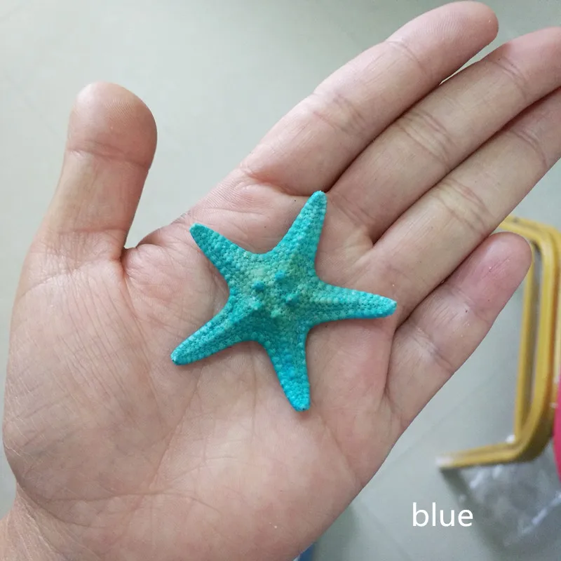 HappyKiss 3 шт. снаряды естественно Starfish раковины украшения Морской стиль Свадебные пару булочки starfish 3-5 см цвета морской звезда