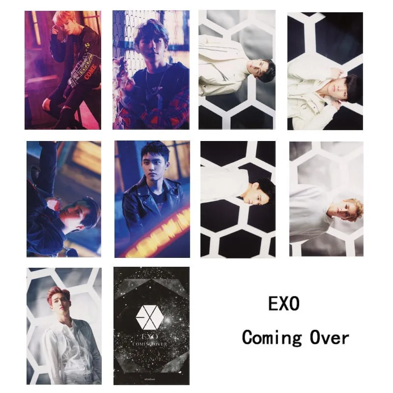 XK403 Youpop, KPOP, EXO, японский альбом, Фотокарта, K-POP, самодельные бумажные карты, автограф, Фотокарта XK403 - Цвет: XK403