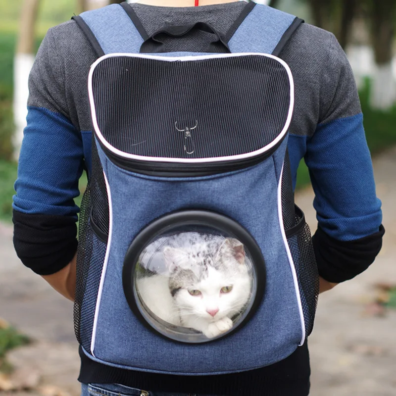 

fine joy Space Shaped Pet Carrier Breathable Pet Backpack Pet Dog Outside Travel Bag Portable Bag Cat Bags Pets Suppliers