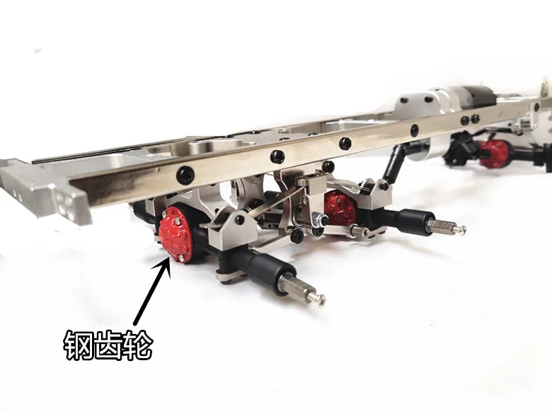 WPL B-36 B36 RC запчасти для автомобилей DIY металлическая рама для шестиколесного привода автомобиля