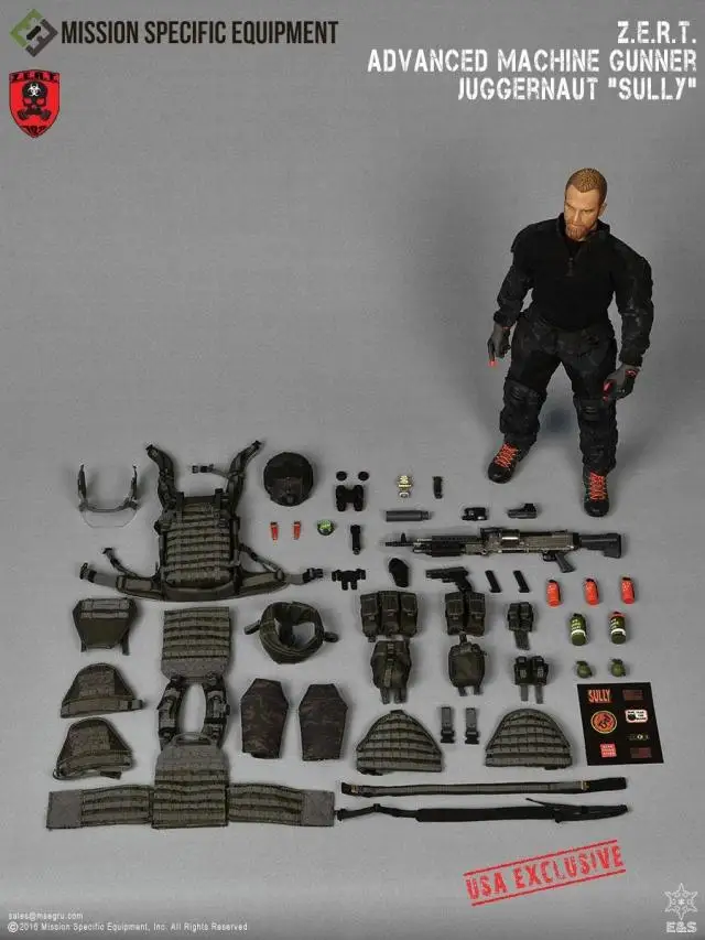 Экшн фигурки MSE Z.E.R.T Es 1/6 Advanced Machine Gunner|Игровые и трансформеры| |