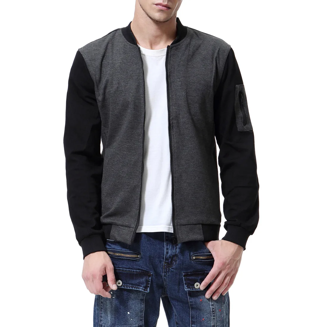 

New fashion Students present Jacket jaqueta masculina Young long sleeves zipper bomber jacket dropshipping top coat plus size3XL