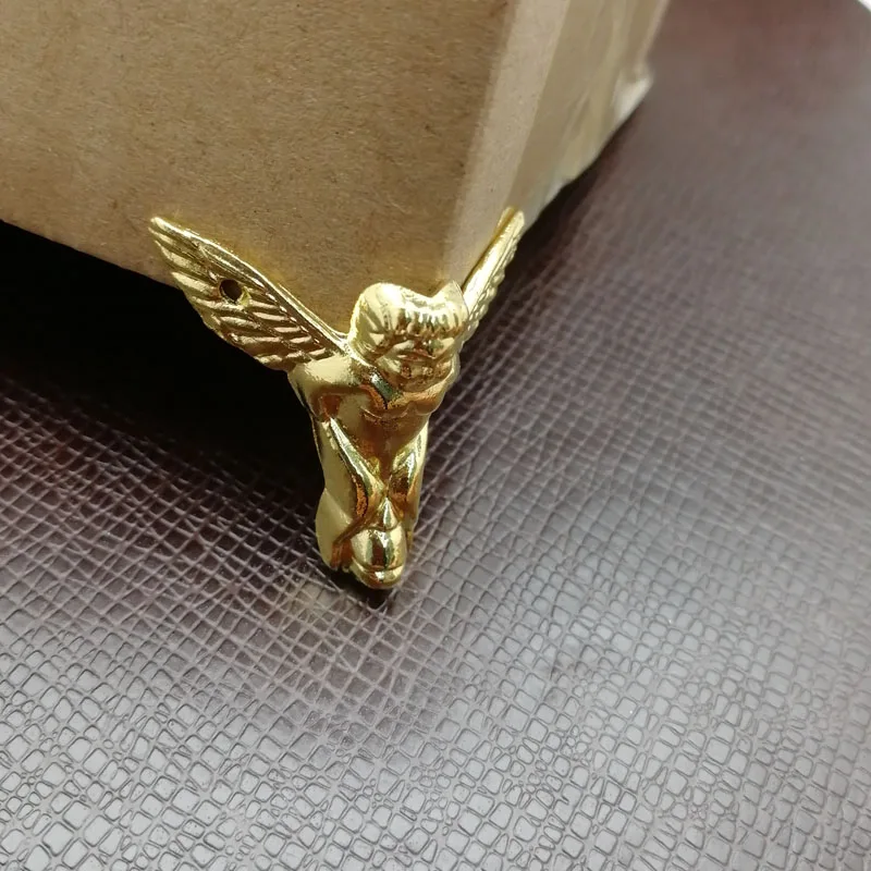 4 шт. креативный дизайн ангела античная бронза декоративная шкатулка для