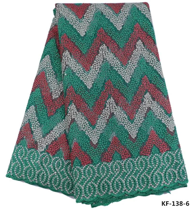 Мода передач pattern Африканский Французский тюль кружева 5 ярдов ткани для женщины