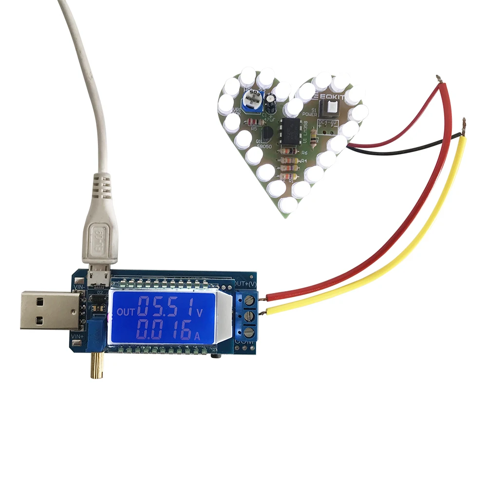 Повышающий понижающий преобразователь Φ 5V до 3 5 V/ 9V/12V LCD USB модуль питания