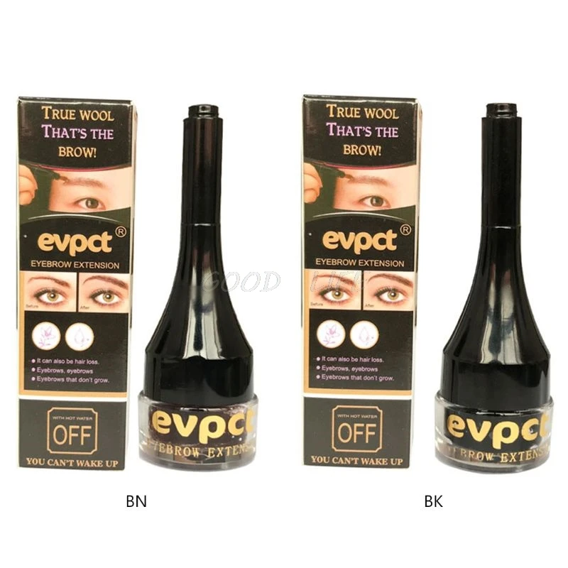 Крем-краска для наращивания бровей 3d-помада волоконный гель подделка тонировка