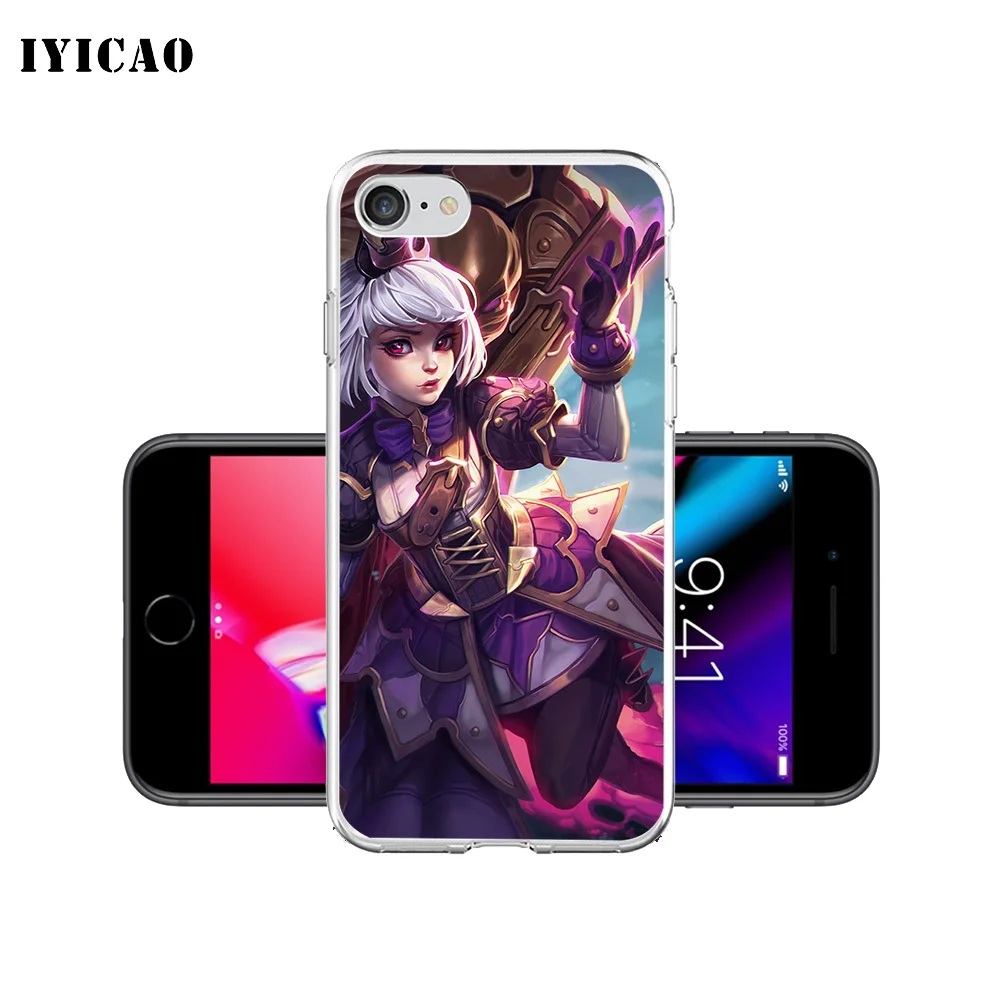 IYICAO &quotHeroes of the Storm&quot Мягкий силиконовый чехол для телефона iPhone X XR XS MAX 6 6s 7 8 Plus 5 5S SE