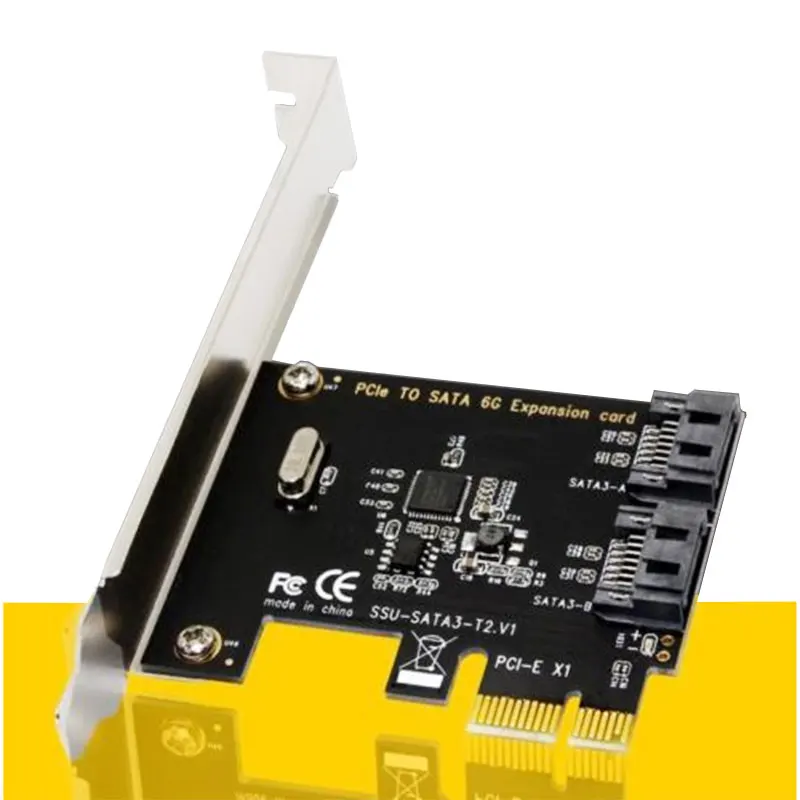 Горячая новинка Daul SATA III порт внутренний 6 Гбит/с с PCI Expess хост контроллер карты