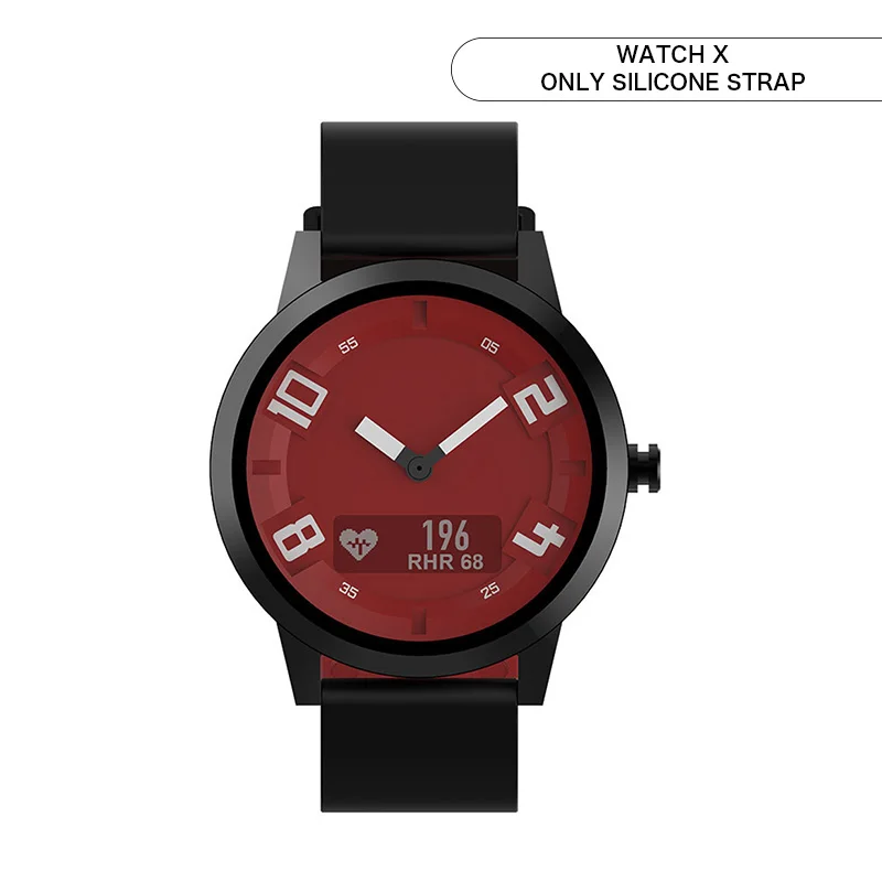 Watch-X-Red Смарт-часы lenovo, часы с Bluetooth 5,0 OLED сапфировое зеркало, спортивные часы, металлические мужские часы - Цвет: Watch-X-Red