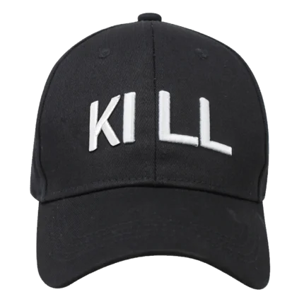 

Аниме-шляпа клетки на рабочем месте! Бейсбольная кепка KILL T Cell, летняя Солнцезащитная шляпа, Черная кепка, реквизит для косплея с надписью
