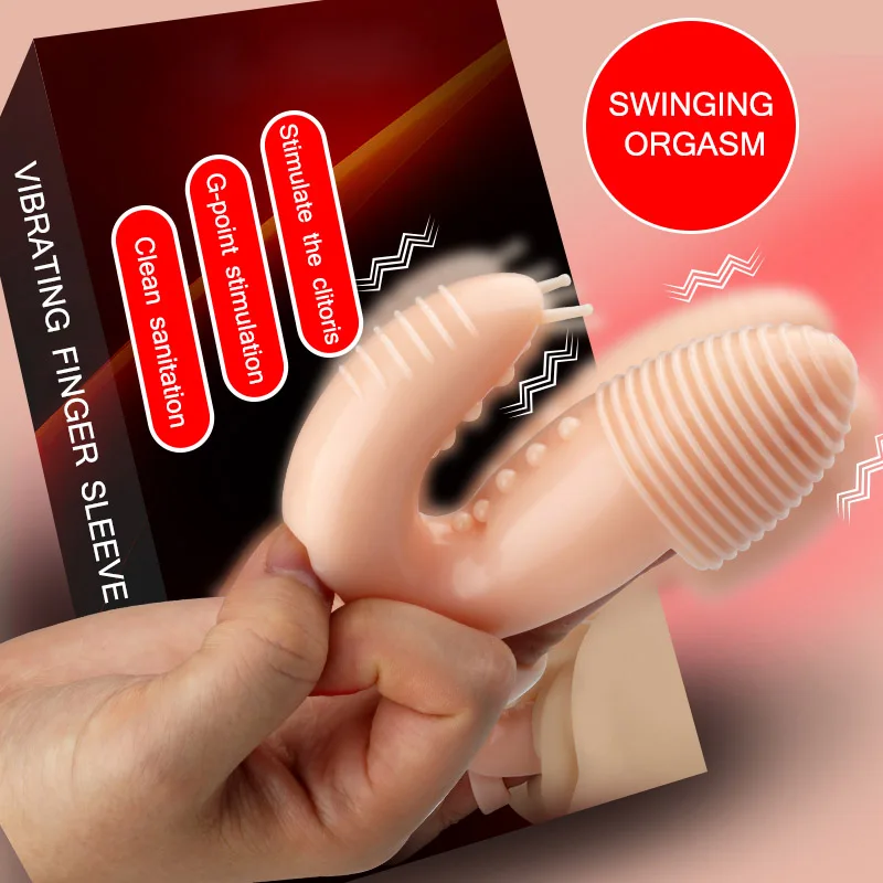 Фаллоимитатор надеваемый на палец Вибратор Интимные Игрушки для взрослых Для