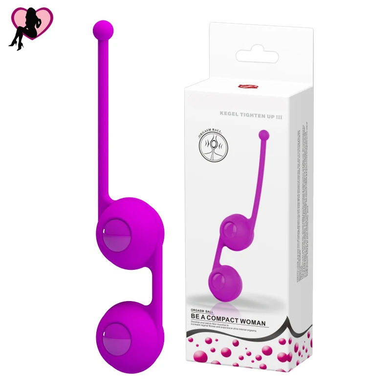 Silicone Smart Ball Kegel Ben Wa Vagina Tighten Exercise Vibrators Vaginal Sex Toys for Women | Красота и здоровье