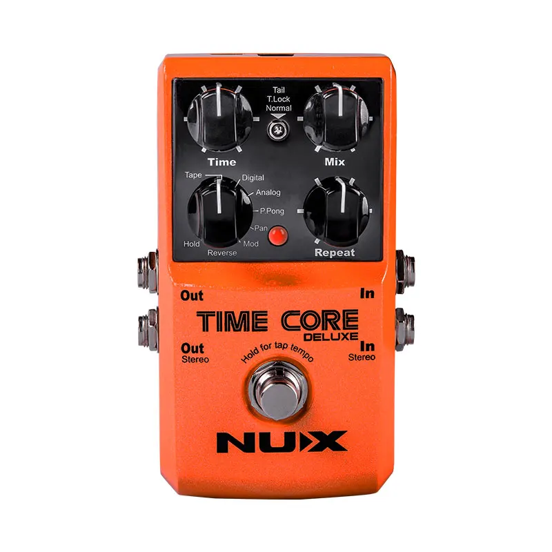 NUX Time Core Guitar Effect Pedal 7 Delay Models Guitarra Effect Pedal True Bypass High Quality Guitar Parts & Accessories