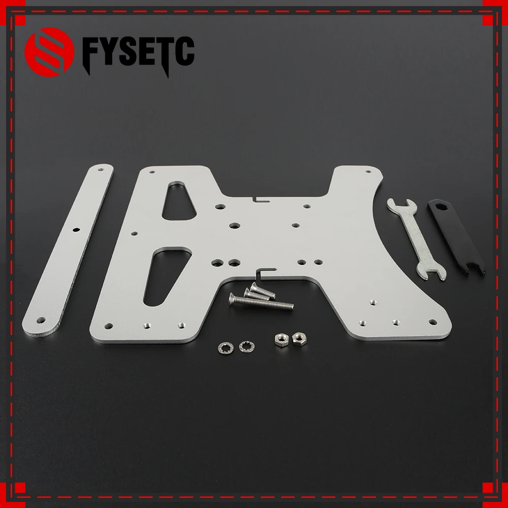 Clone Aluminum Y-Carriage Plate Kit Heated Bed Supports 3-Point Leveling For Creality Ender 3 Ender-3 Pro Ender-3S 3D Printer
