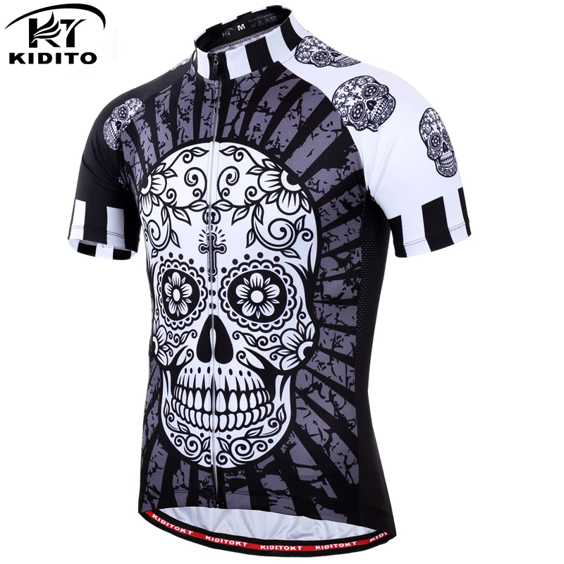 Cycling Jerseys KIDITOKT Забавный Велоспорт Джерси лето MTB Дорожный велосипед Велоспорт велосипедная спортивная одежда дышащий горный велосипед одежда - Цвет: Cycling Jerseys