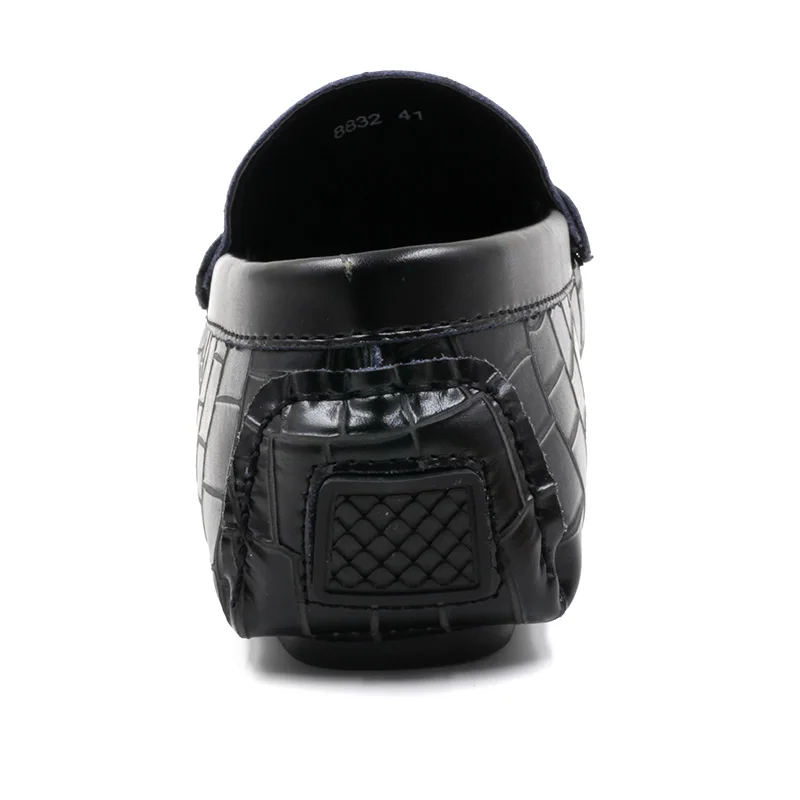 Для мужчин повседневная обувь Пояса из натуральной кожи модные мокасины Туфли