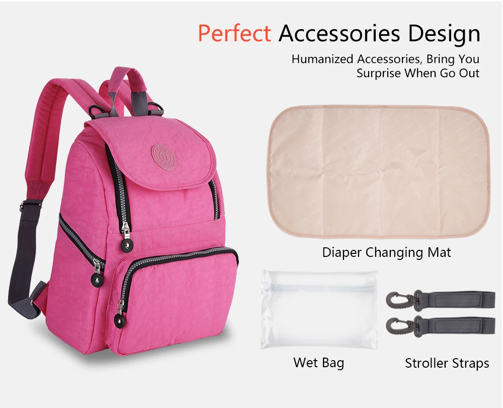 INSULAR Fashion Mummy Maternity Diaper Backpack Brand Baby Nappy Bag Travel Nursing for Care | Мать и ребенок