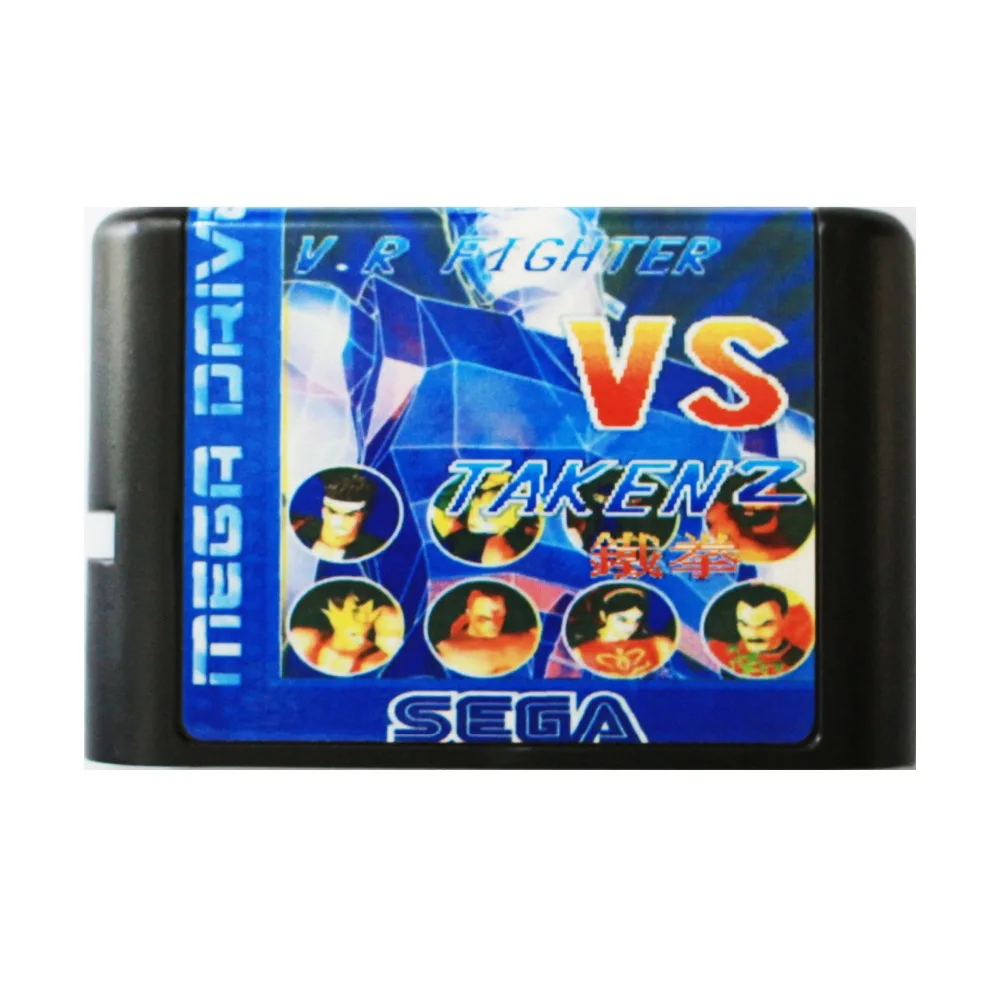 

V.R Fighter VS Taken 2 16 bit MD Game Card For Sega Mega Drive For SEGA Genesis