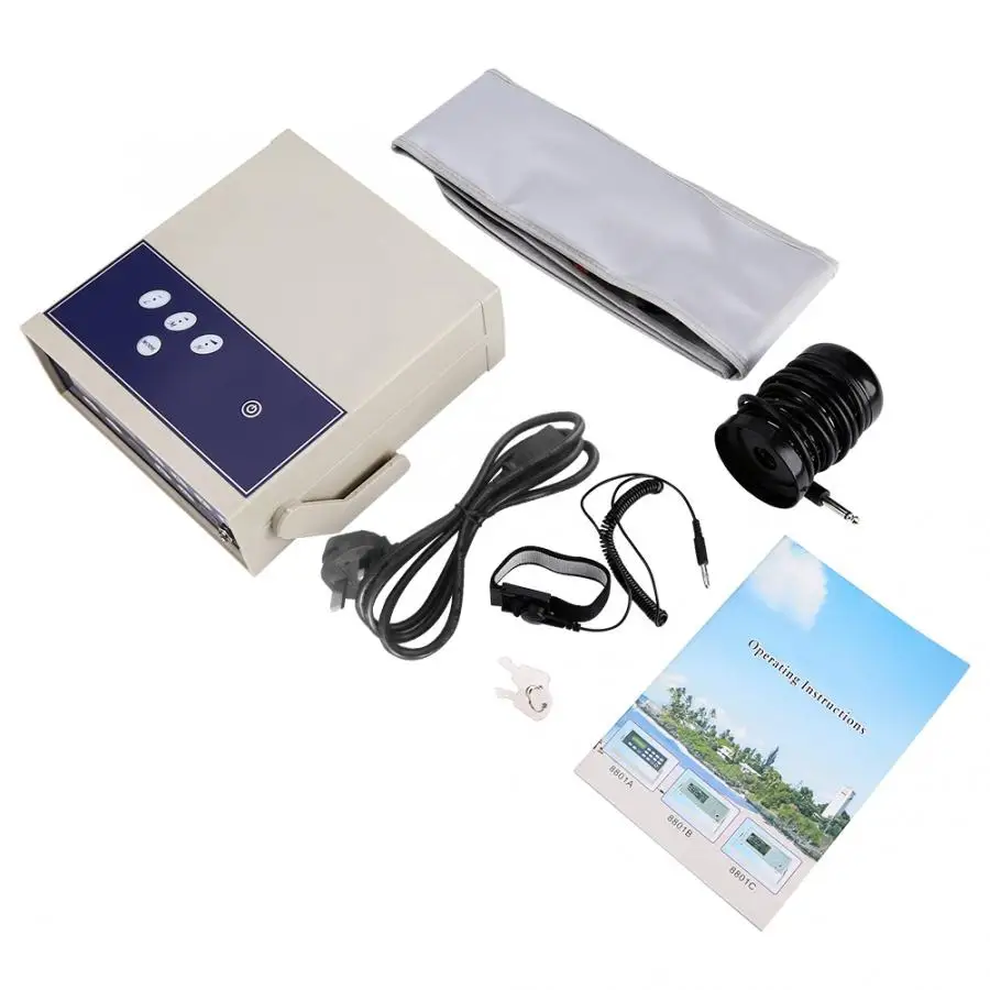 220V UK Plug Relaxation Devices Body Detox Machine Ion Array Footbath Spa Cleanse Ionic Waist Belt Detoxiation Massager Treatment - Цвет: 220V UK Plug