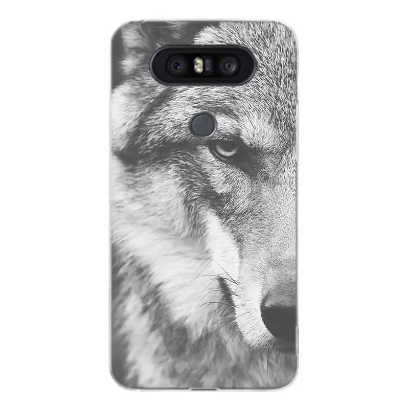 Свирепый волк бивни Популярный силиконовый чехол для телефона LG G4 G5 G6 G7 Q6 Q7 Q8 V10 V20