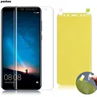 Для Asus Zenfone Max Pro M2 M1 ZB631KL ZB633KL ZB602KL прозрачный мягкий ТПУ чехол + Полное покрытие гидрогель нано Передняя пленка