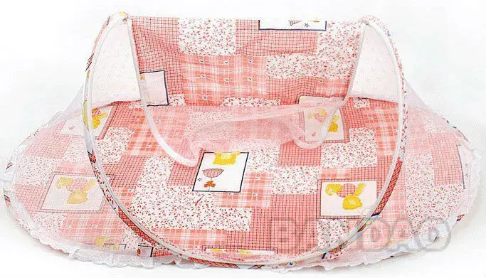 Сетка от комаров для младенцев мультяшная Портативная Складная