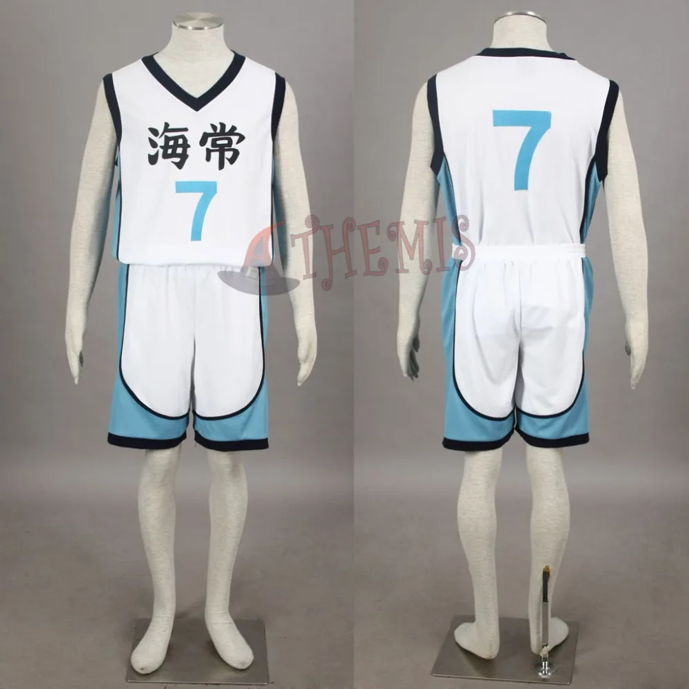 Athemis корзина костюм с мячами Kuroko no Basket № 7 кисэ рёта Косплэй летняя спортивная