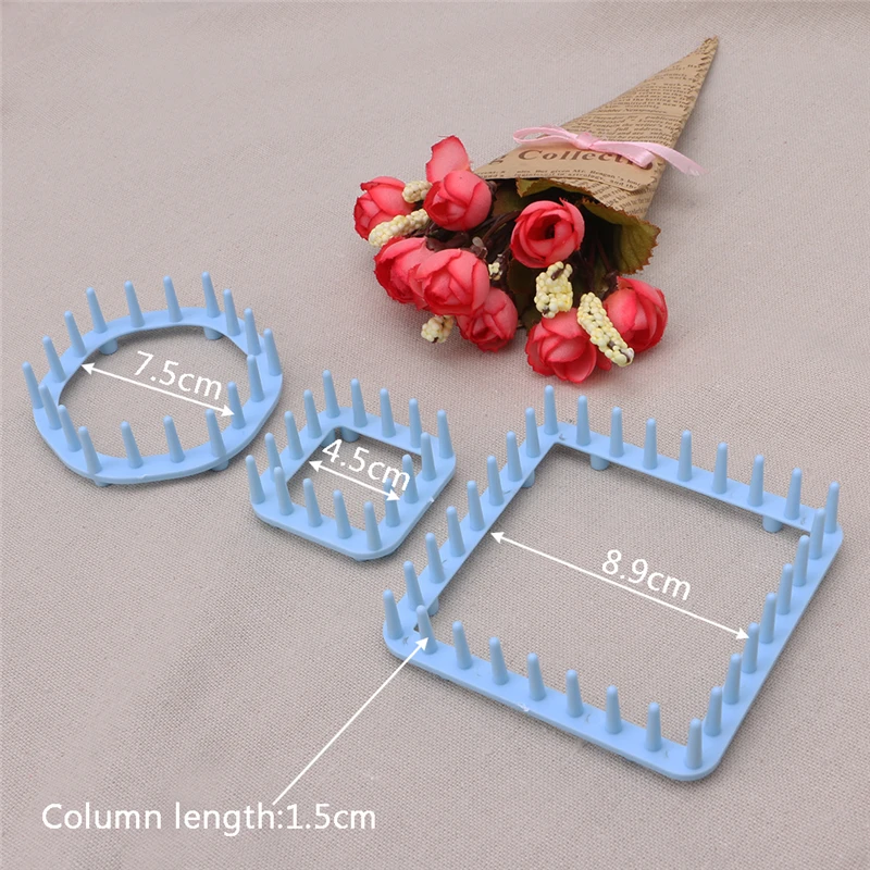 9 шт. набор вязальных станков с цветочным узором изготовитель шерстяной пряжи